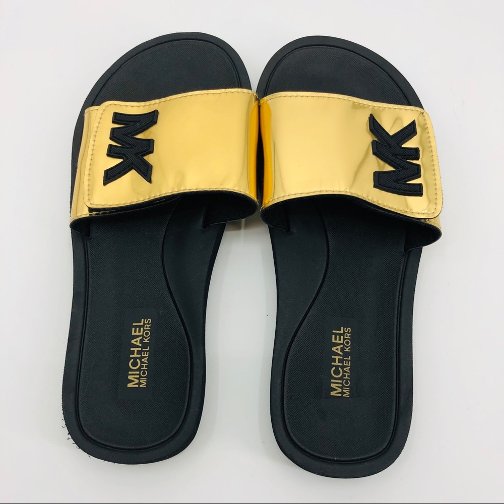 NWOT Michael Kors Flip Flop Slip On Sandals - Picture 5 of 7